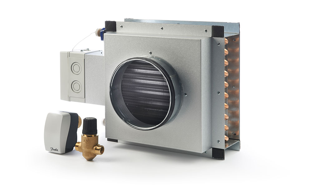 Water after-heating element Ø125